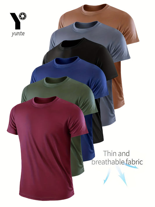 6-Pack Assorted Colors Crew Neck T-Shirts