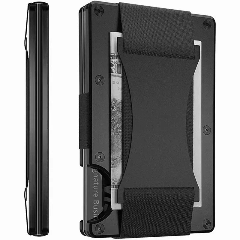 Carbon Fiber Wallet and Rfid Money Clip