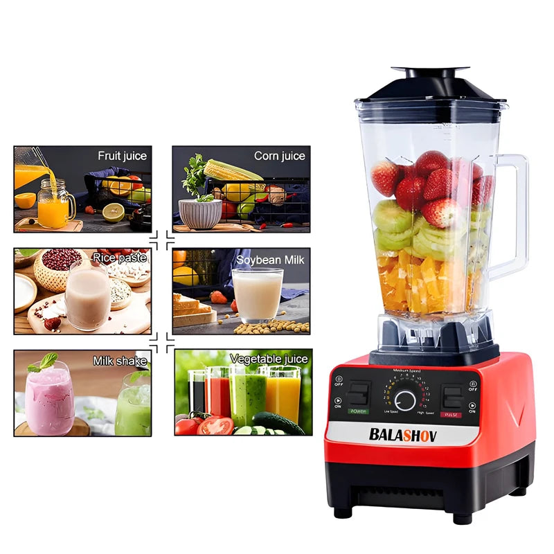 2000W Heavy Duty Commercial Blender (BPA Free)