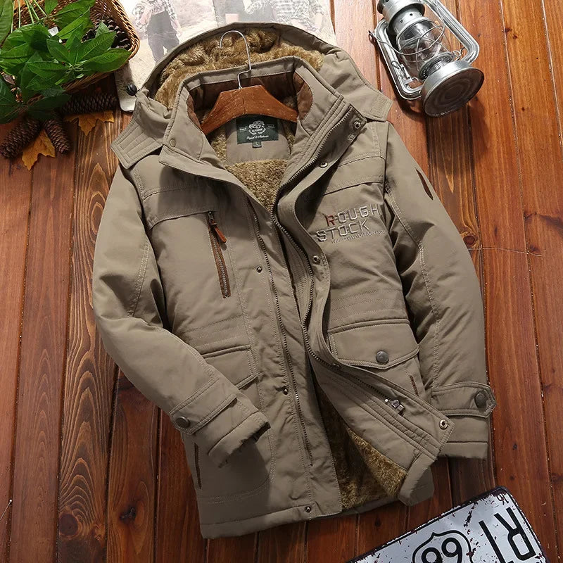 Men's Winter Jacket Fleece Linning Coat