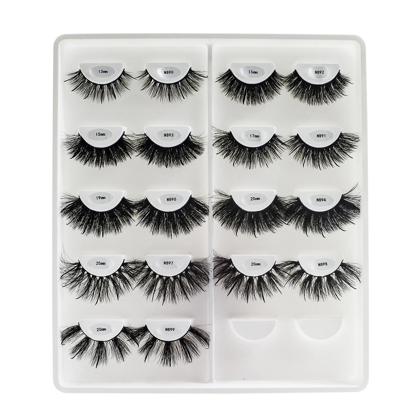 Wispy Lashes with Spikes