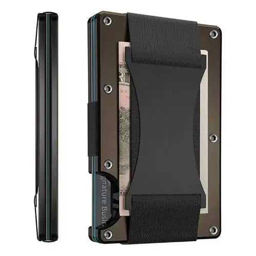 Carbon Fiber Wallet and Rfid Money Clip