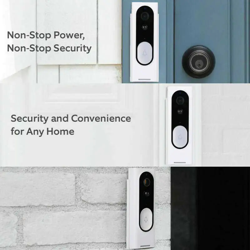 1080P HD Security Camera Wireless Door Bell Camera With Chime ( Wi-Fi)